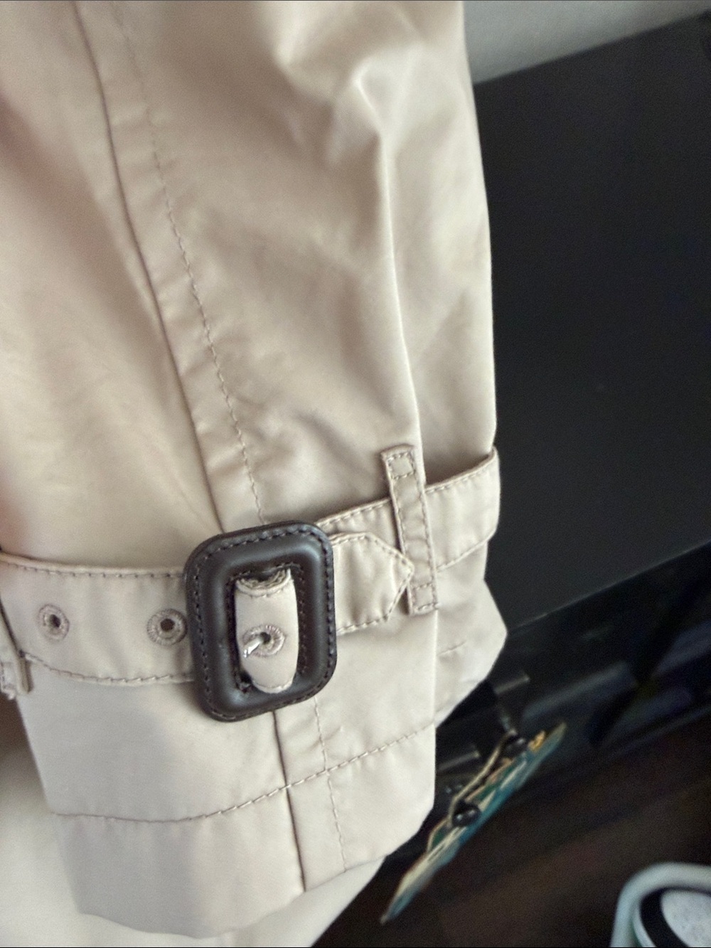 Burberry Taupe Double-Breasted Mid-length Kensington Trench Coat - Picture 2 of 10